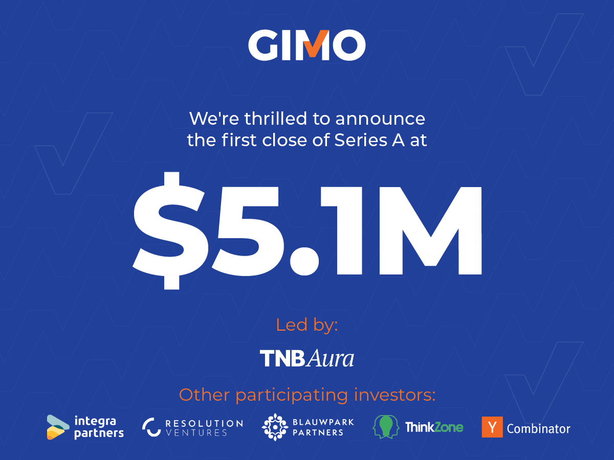 FinTech startup GIMO hits first close of Series A at $5.1 million 